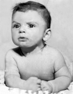 Jack Weiner as a baby